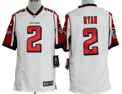 Nike Atlanta Falcons #2 Matt Ryan White Game Jersey 