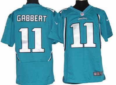 Nike Jacksonville Jaguars #11 Blaine Gabbert Green Game Kids Jersey