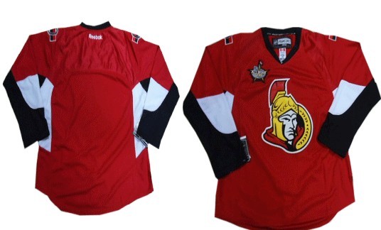 Ottawa Senators Blank Red 2012 All-Star Patch Jersey 