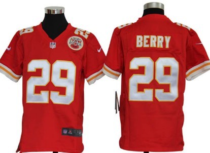 Nike Kansas City Chiefs #29 Eric Berry Red Game Kids Jersey 