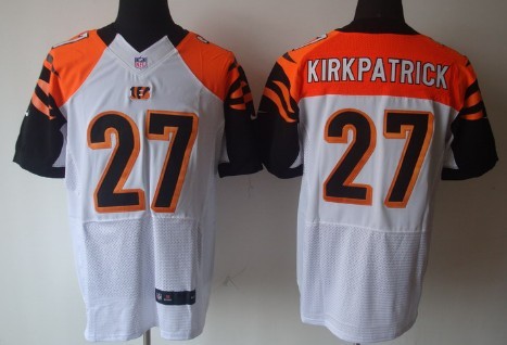 Nike Cincinnati Bengals #27 Dre Kirkpatrick White Elite Jersey 