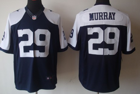 Nike Dallas Cowboys #29 DeMarco Murray Blue Thanksgiving Limited Jersey 