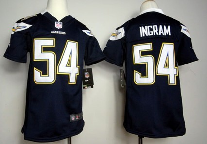 Nike San Diego Chargers #54 Melvin Ingram Navy Blue Game Kids Jersey 