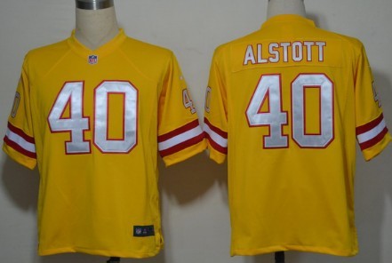 Nike Tampa Bay Buccaneers #40 Mike Alstott Orange Game Jersey 