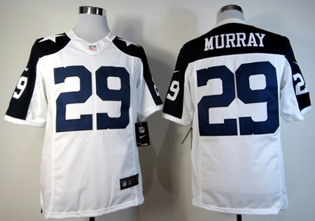 Nike Dallas Cowboys #29 DeMarco Murray White Thanksgiving Limited Jersey 