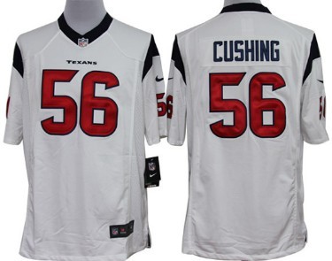 Nike Houston Texans #56 Brian Cushing White Limited Jersey 