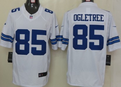 Nike Dallas Cowboys #85 Kevin Ogletree White Limited Jersey 