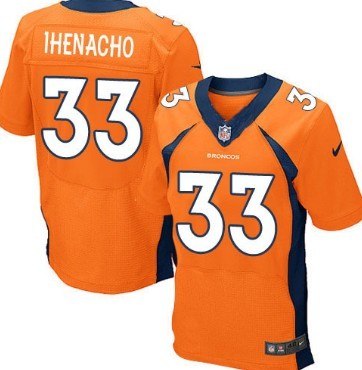 Nike Denver Broncos #33 Duke Ihenacho 2013 Orange Elite Jersey 