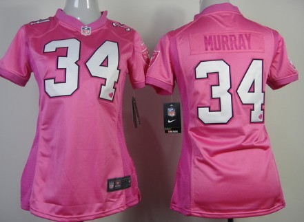 Nike Oakland Raiders #34 Latavius Murray Pink Love Womens Jersey