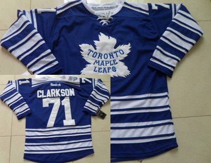 Toronto Maple Leafs #71 David Clarkson 2014 Winter Classic Blue Jersey 