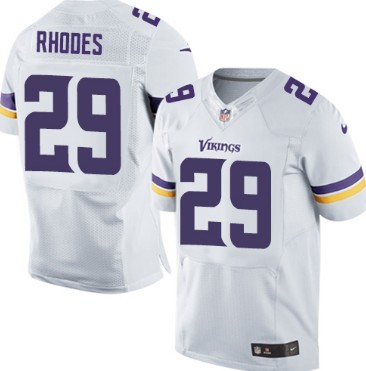 Nike Minnesota Vikings #29 Xavier Rhodes 2013 White Elite Jersey 