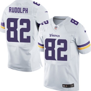 Nike Minnesota Vikings #82 Kyle Rudolph 2013 White Elite Jersey 