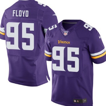 Nike Minnesota Vikings #95 Sharrif Floyd 2013 Purple Elite Jersey 