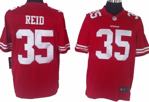 Nike San Francisco 49ers #35 Eric Reid Red Limited Jersey 