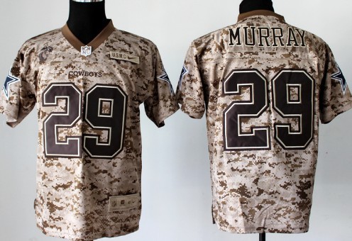 Nike Dallas Cowboys #29 DeMarco Murray 2013 USMC Camo Elite Jersey 