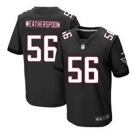 Nike Atlanta Falcons #56 Sean Weatherspoon Black Elite Jersey 