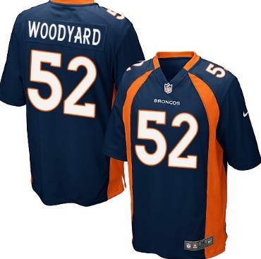 Nike Denver Broncos #52 Wesley Woodyard Blue Game Jersey 