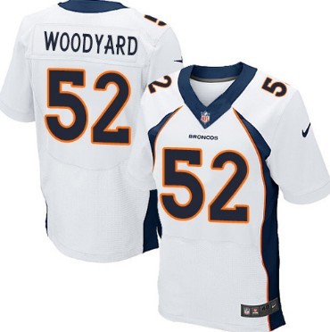 Nike Denver Broncos #52 Wesley Woodyard 2013 White Elite Jersey 