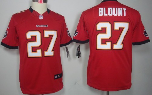 Nike Tampa Bay Buccaneers #27 LeGarrette Blount Red Limited Kids Jersey 