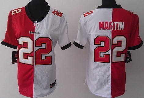 Nike Tampa Bay Buccaneers #22 Doug Martin Red/White Two Tone Womens Jersey