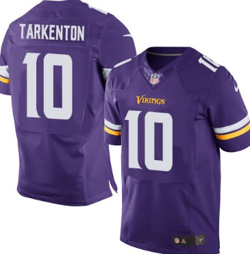 Nike Minnesota Vikings #10 Fran Tarkenton 2013 Purple Elite Jersey 