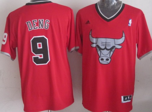 Chicago Bulls #9 Luol Deng Revolution 30 Swingman 2013 Christmas Day Red Jersey