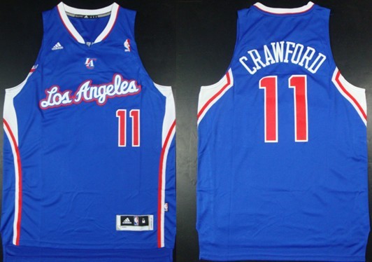 Los Angeles Clippers #11 Jamal Crawford Revolution 30 Swingman Blue Jersey 