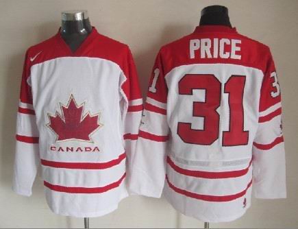 2010 Olympics Canada #31 Carey Price White Jersey 