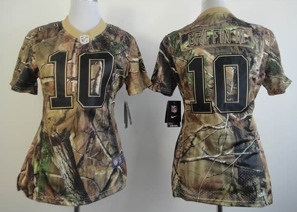 Nike Washington Redskins #10 Robert Griffin III Realtree Camo Womens Jersey 