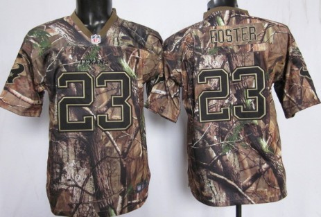 Nike Houston Texans #23 Arian Foster Realtree Camo Kids Jersey 