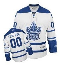 Toronto Maple Leafs Mens Customized White Third Jersey 