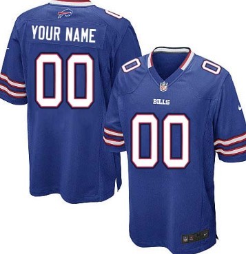 Kids' Nike Buffalo Bills Customized Light Blue Limited Jersey 