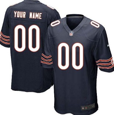 Kids' Nike Chicago Bears Customized Blue Limited Jersey 