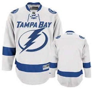 Tampa Bay Lightning Mens Customized White Jersey