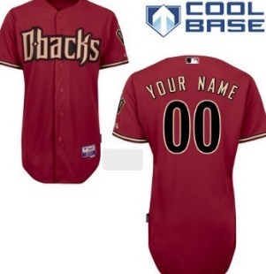 Kids' Arizona Diamondbacks Customized Red Jersey 