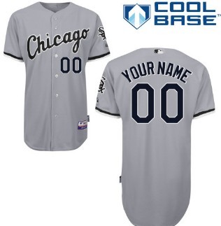 Kids' Chicago White Sox Customized Gray Jersey 