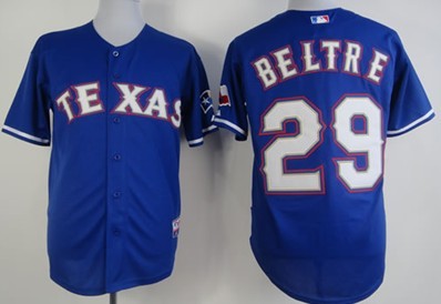 Texas Rangers #29 Adrian Beltre Blue Kids Jersey 