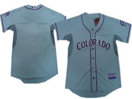 Men's Colorado Rockies Customized 2012 Gray Jersey