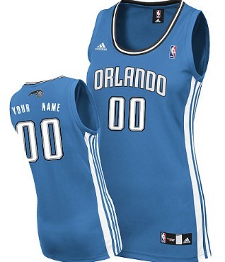 Womens Orlando Magic Customized Blue Jersey 