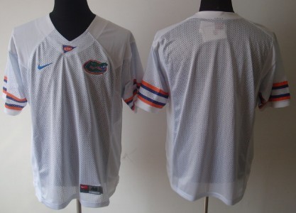 Kids' Florida Gators Customized White Jersey 