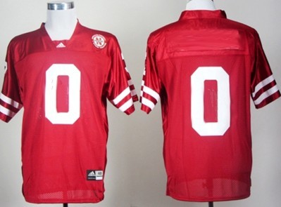 Men's Nebraska Cornhuskers Customized Red Jersey 