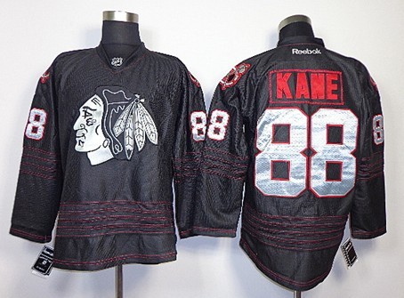 Chicago Blackhawks #88 Patrick Kane 2013 Black Ice Jersey 