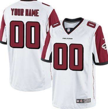 Men's Nike Atlanta Falcons Customized White Limited Jersey 