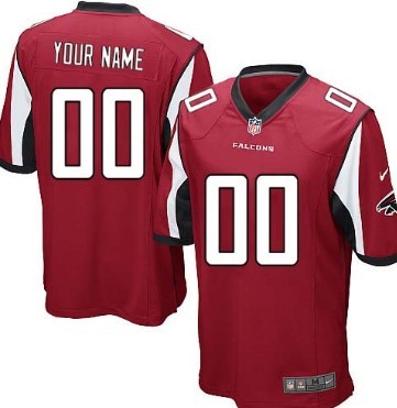 Kids' Nike Atlanta Falcons Customized Red Limited Jersey 