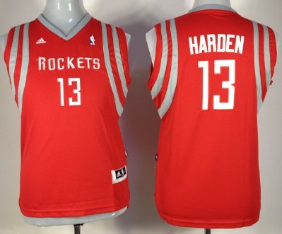 Houston Rockets #13 James Harden Red Kids Jersey