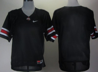 Kids' Ohio State Buckeyes Customized Black Jersey 