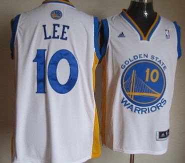 Golden State Warriors #10 David Lee Revolution 30 Swingman White Jersey