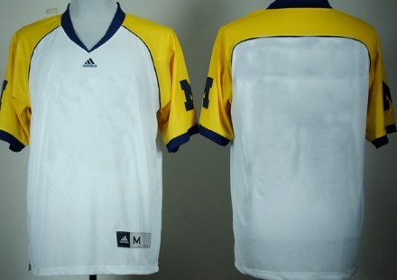 Kids' Michigan Wolverines Customized White Jersey 