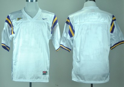 Kids' LSU Tigers Customized White Jersey 