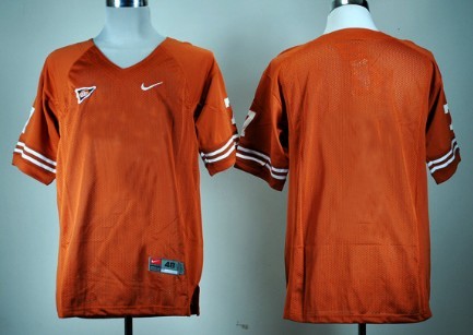 Men's Texas Longhorns Customized Orange Jersey 